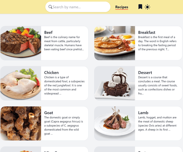 Обложка проекта Recipes